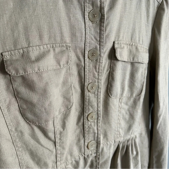 Michael Kors Tan Tweed Jacket. Medium - Picture 7 of 10